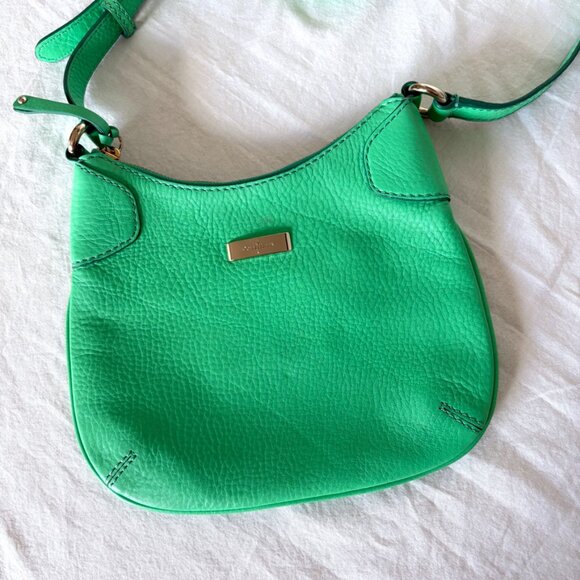 NWOT Cole Haan Green Leathe Shoulder Bag | Cross Body Handbag - Picture 2 of 14